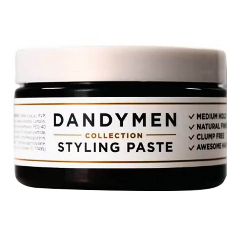 Dandymen Styling Paste for Hair 3.4Oz